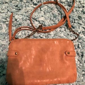 Faux leather crossbody